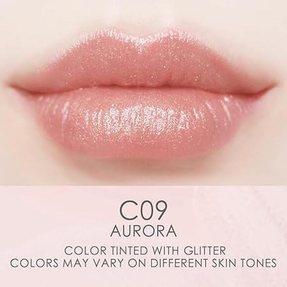 CATKIN Tinted Lip Balm Glitter Lip Stain Cracked & Dry Lips 0.12 oz C09 Aurora - Picture 2 of 5